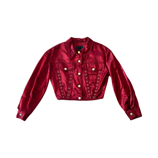 Jean Paul Gaultier 90’s Satin Eyelet Jacket