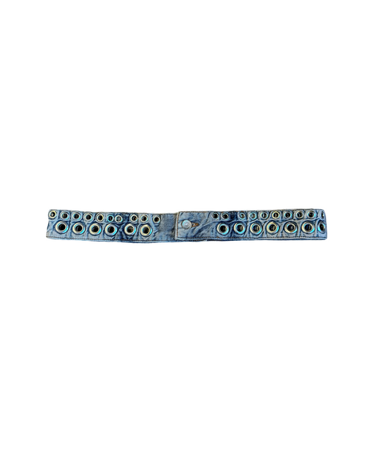 Dolce & Gabbana SS06 Eyelet Denim Belt