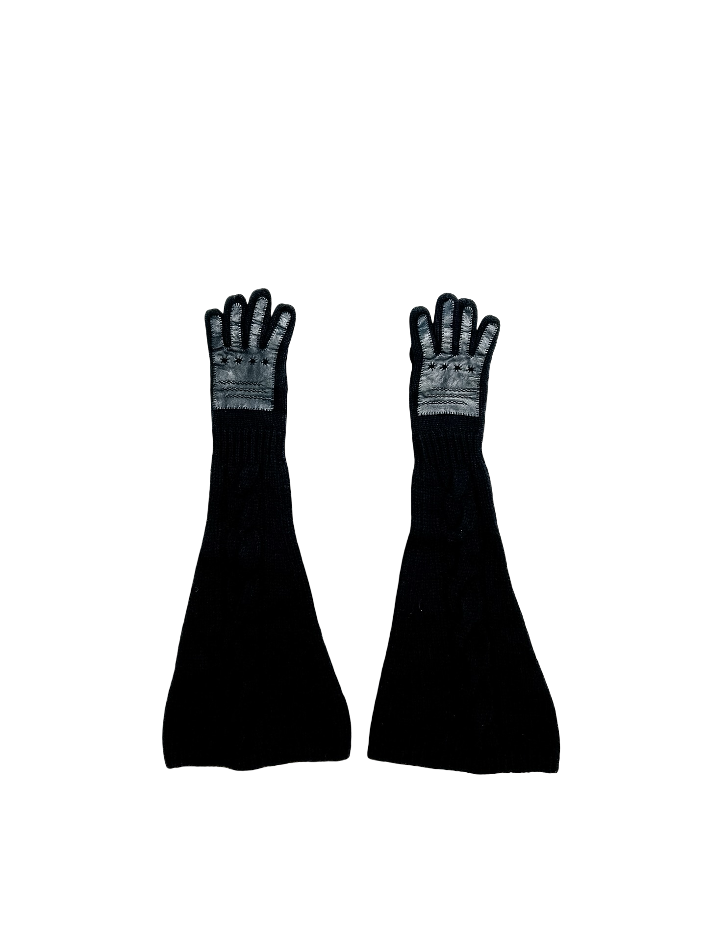 Yohji Yamamoto AW05 Leather Accented Gloves