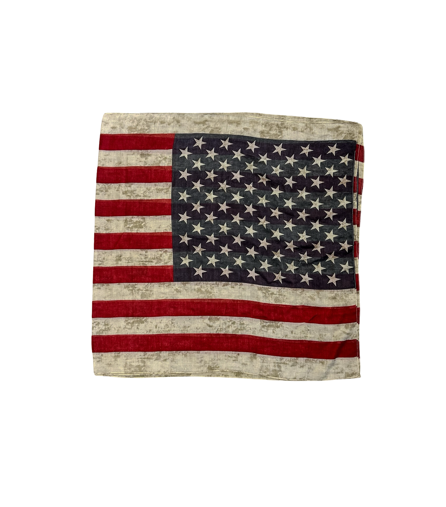 Vintage U.S.A. Flag Scarf