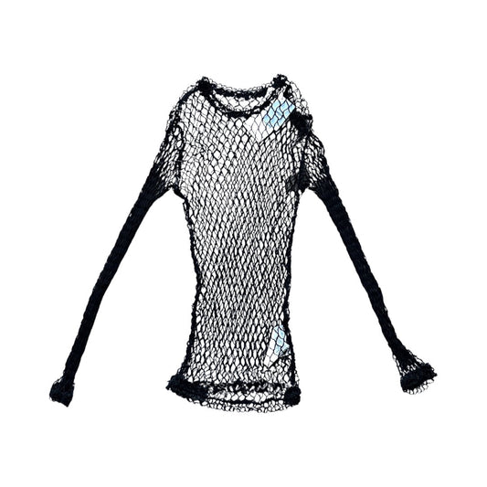 Comme Des Garçons AW19 Fishnet Top