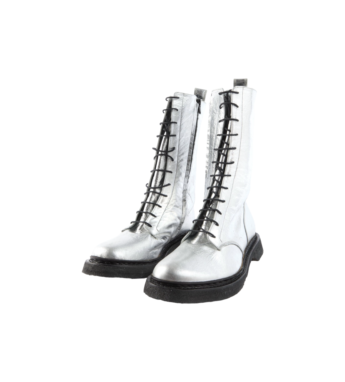 Balmain SS11 Silver Ranger Boots
