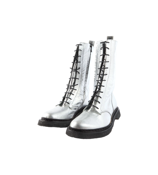 Balmain SS11 Silver Ranger Boots