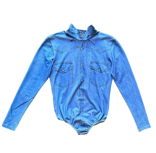 Vetements AW19 Trompe L’oeil Denim Bodysuit