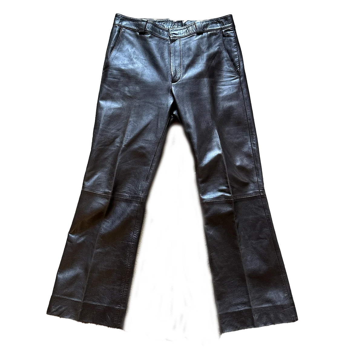 Gucci by Tom Ford Leather Flare Pants