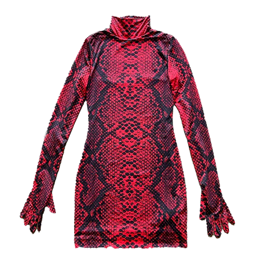 Vetements AW21 Python Print Dress