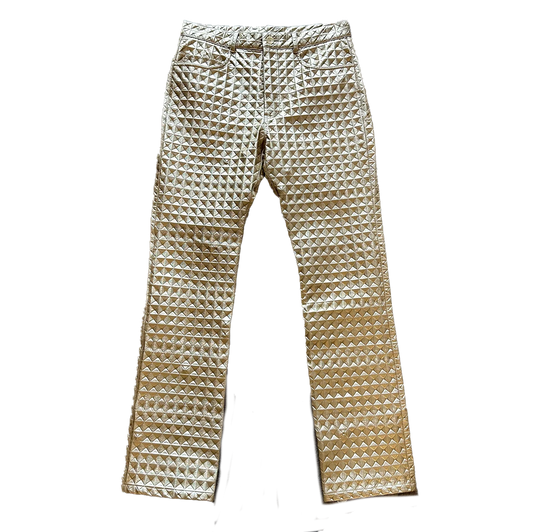 Kanghyuk SS22 Metallic Pyramid Pants