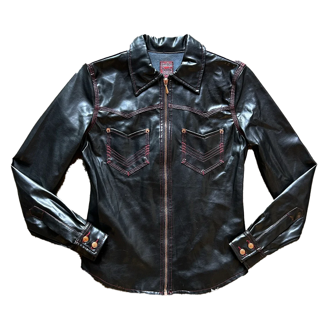 Jean Paul Gauliter 90's Vegan Leather Shirt