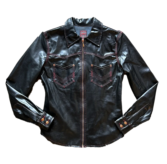 Jean Paul Gauliter 90's Vegan Leather Shirt