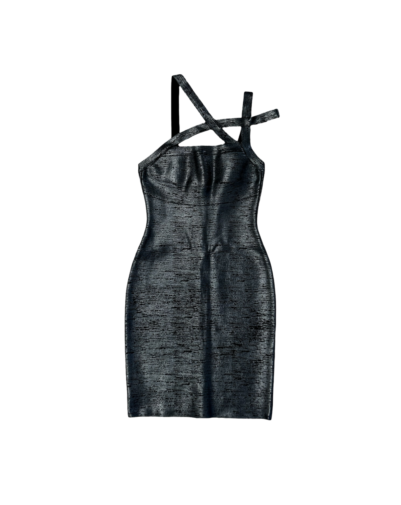 Herve Leger Metallic Bandage Dress
