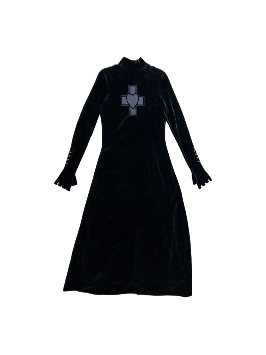 Jean Paul Gaultier AW95 Velour Dress