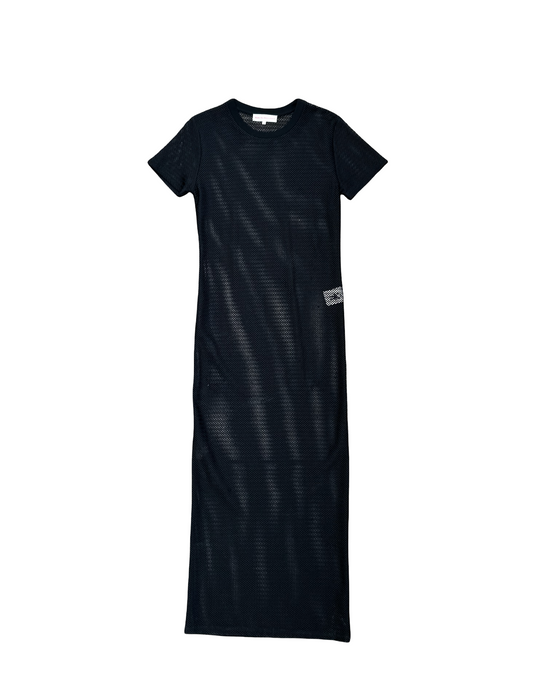 Walter Van Beirendonck Net Maxi T-Shirt Dress