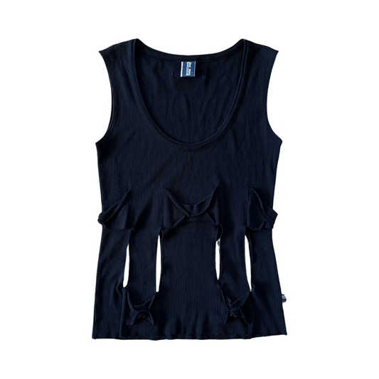 Jean Paul Gaultier Distressed Tank Top