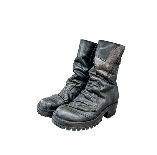 ANT/ANTI Scrap R004 Leather Boots