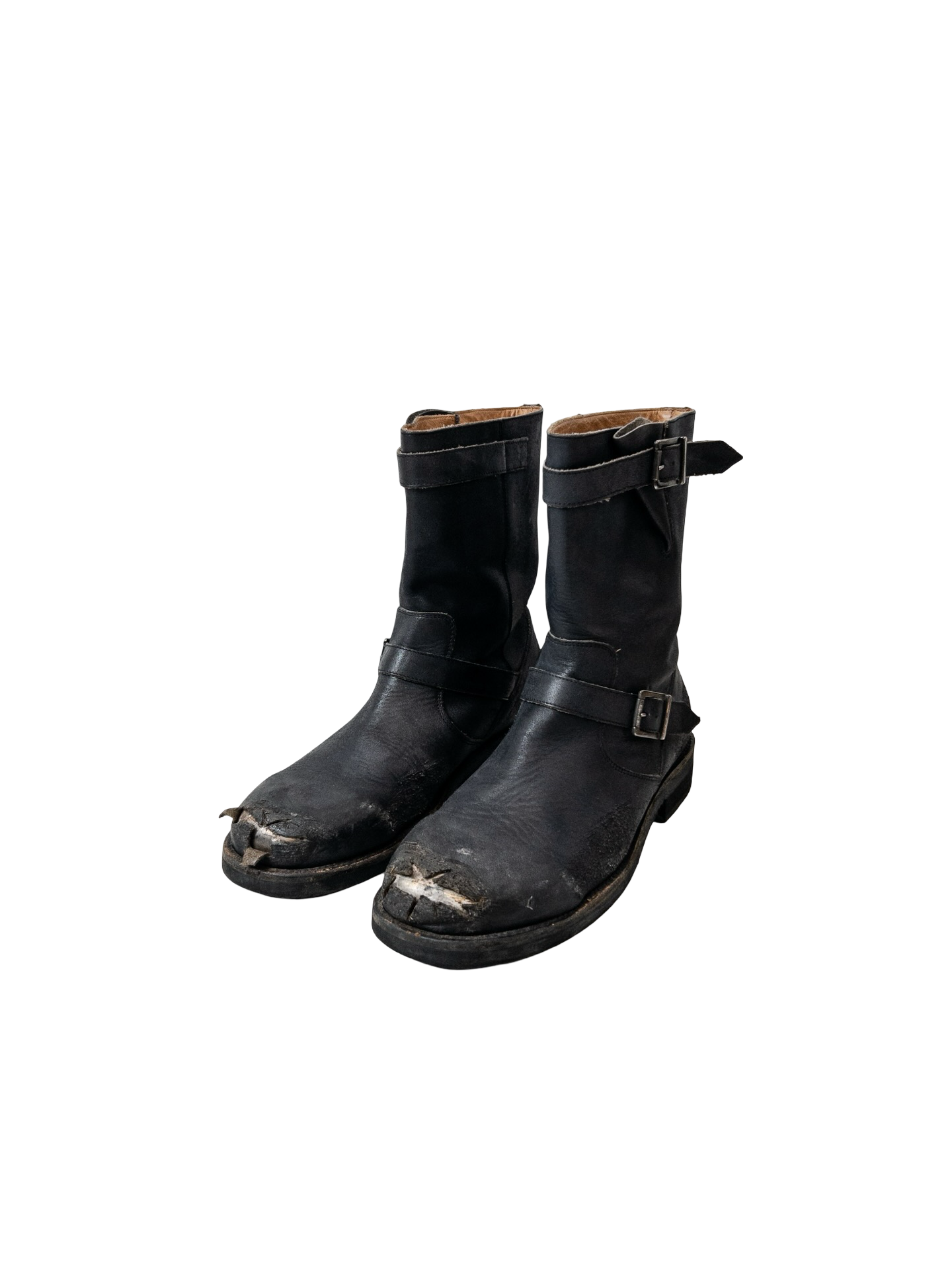 Maison Martin Margiela AW08 Artisanal Steel Toe Boots