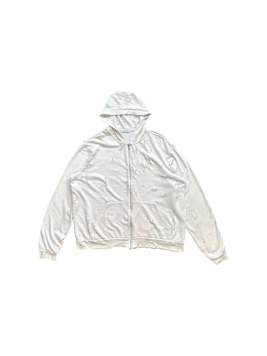 Alexander Digenova Distressed Logo Hoodie