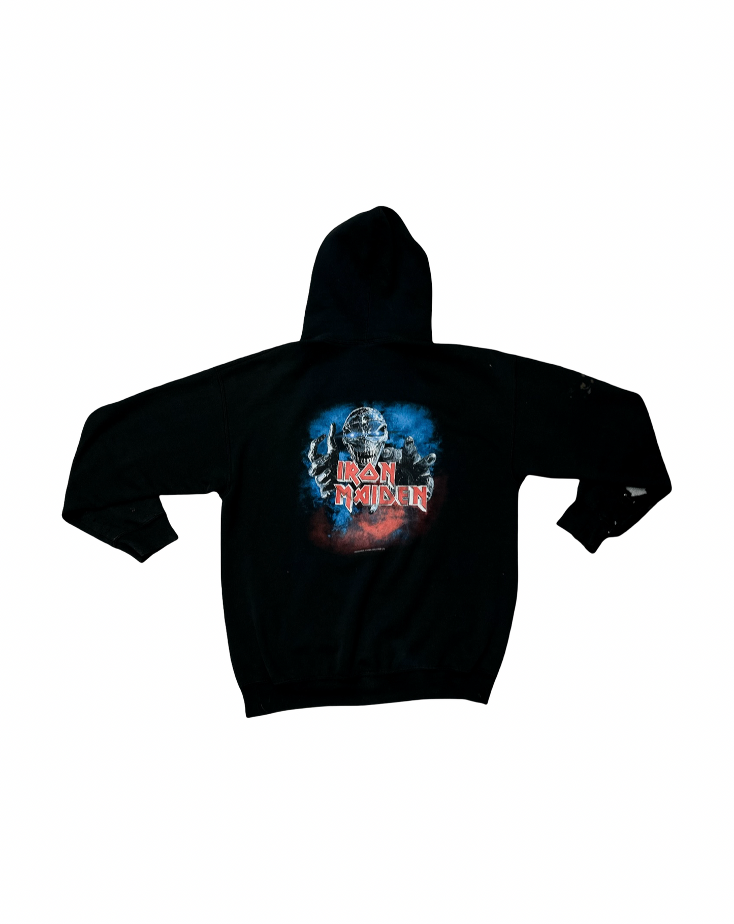 Vintage 2000's Thrashed Iron Maiden Hoodie