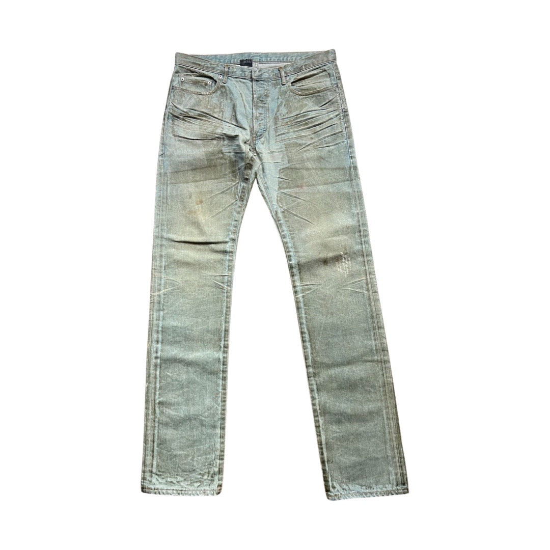 Dior Homme SS04 Ice Waxed Jeans