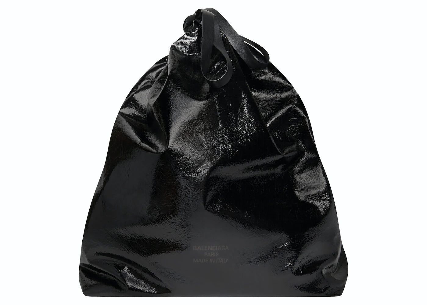 Balenciaga AW22 Leather Trash Bag