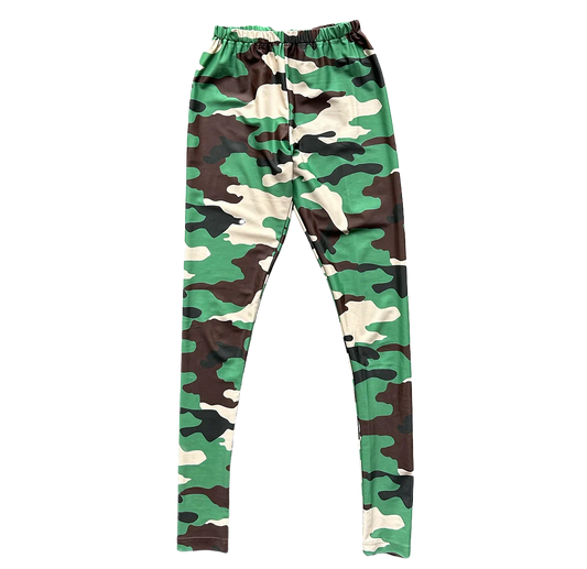 Junya Watanabe SS18 Camo Nylon Leggings