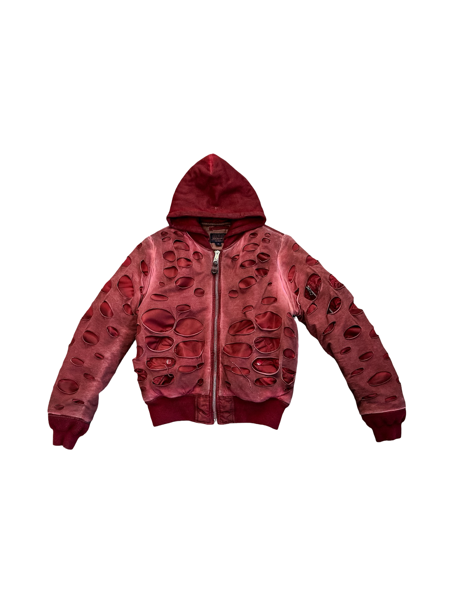 Alexander Digenova Sample Hooded Bomber Jacket