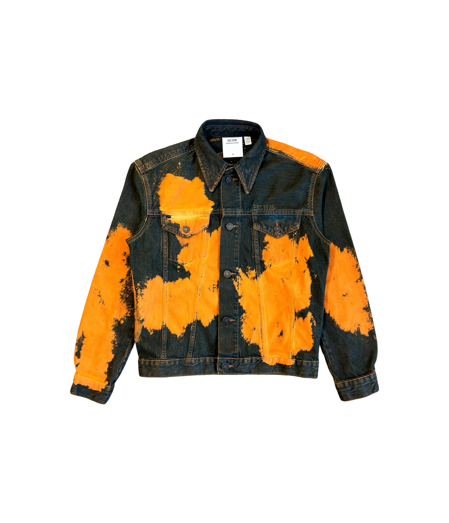 Calvin Klein 205W39NYC AW18 Bleached Denim Jacket