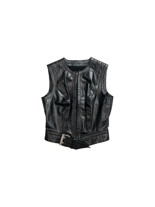 Dirk Bikkembergs 90's Leather Vest
