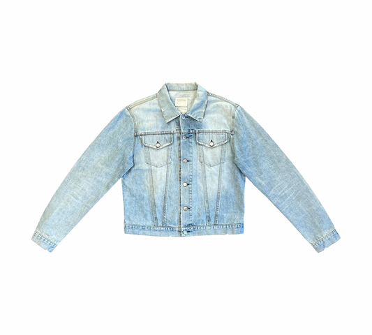Helmut Lang 2000's Distressed Denim Jacket
