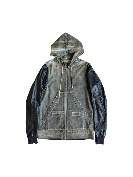 Rick Owens Hybrid Denim Hoodie