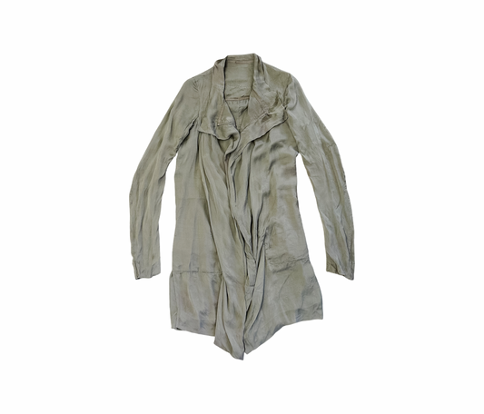 Rick Owens Vintage Silk Trench Coat