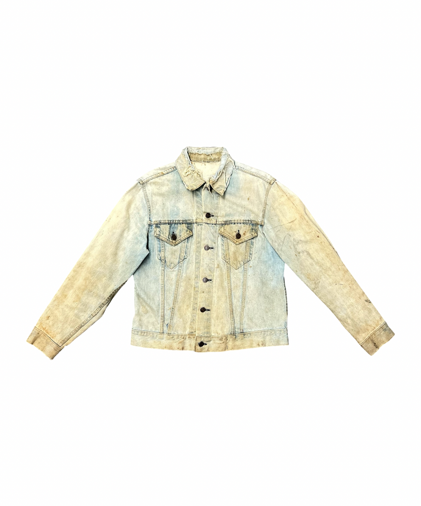 Vintage 80's Thrashed Denim Jacket
