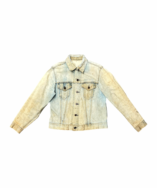 Vintage 80's Thrashed Denim Jacket
