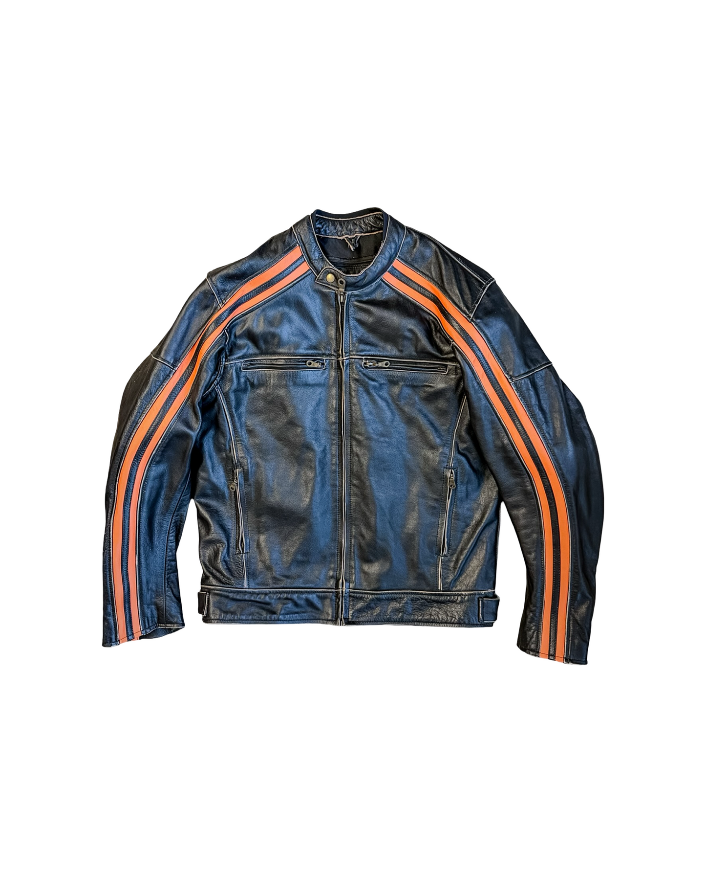 Vintage Leather Racer Jacket