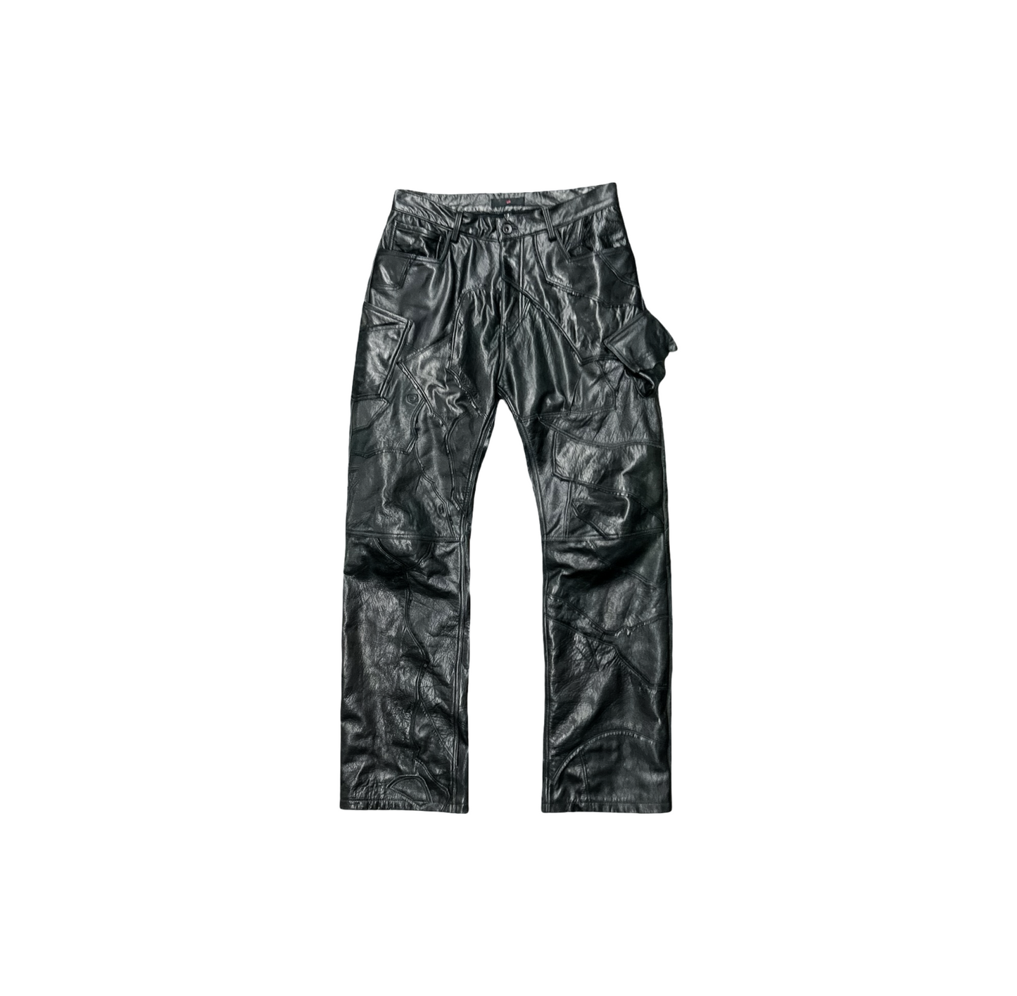 ANT/ANTI Scrap Leather Cargo Pants