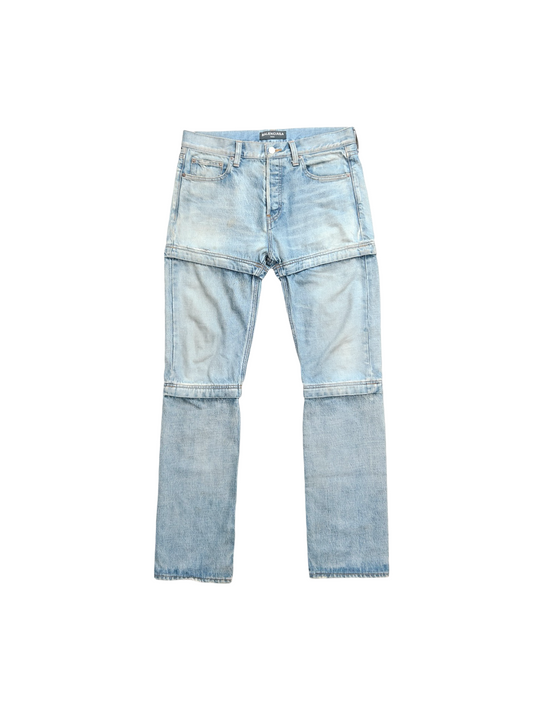 Balenciaga SS18 Convertible Jeans