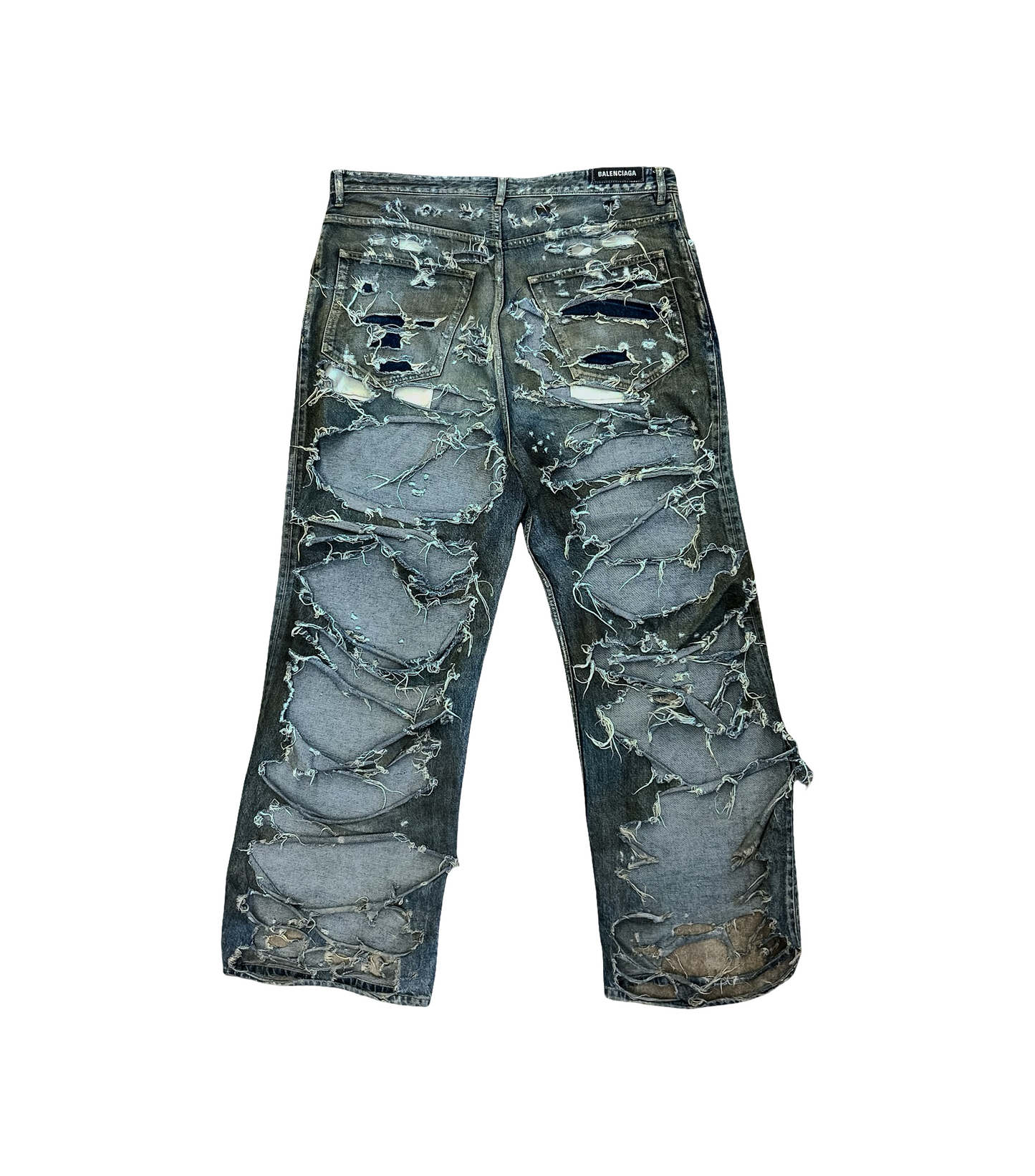 Balenciaga SS23 Destroyed Mud Jeans