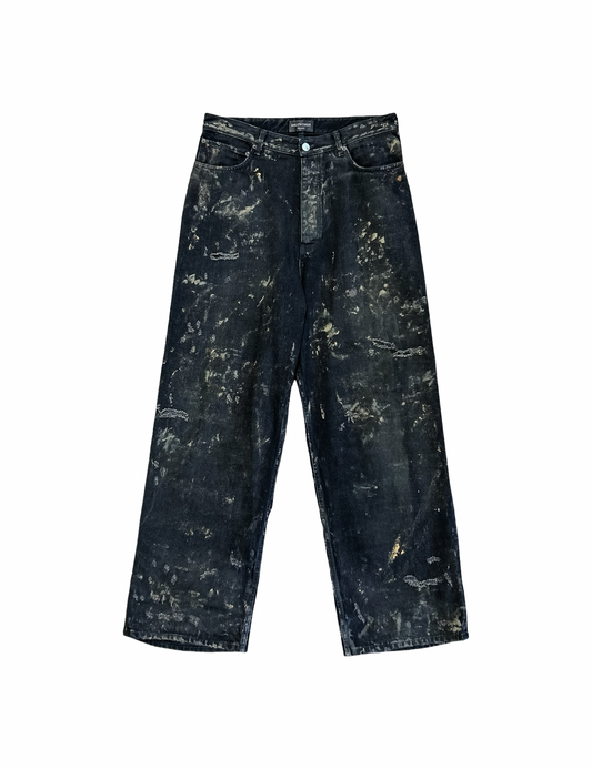 Balenciaga SS23 Destroyed Mud Denim