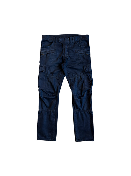 Balmain AW10 Distressed Cargo Pants