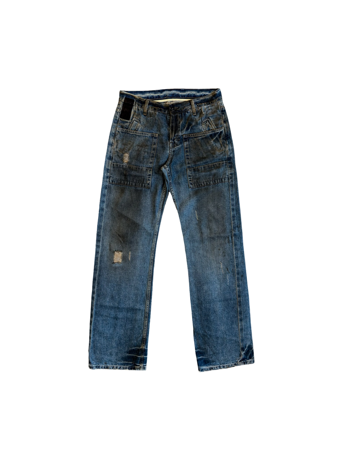 Rick Owens AW01 Slab Cargo Denim