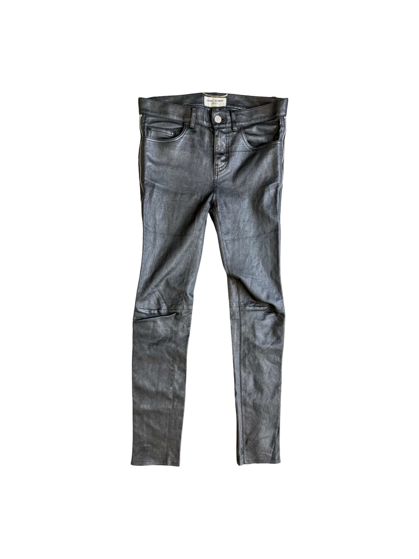 Saint Laurent SS17 Zip Leather Pants