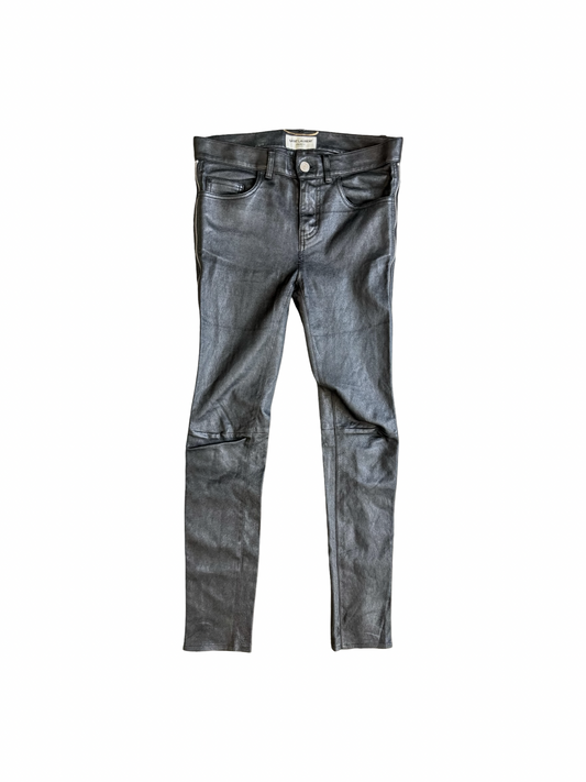 Saint Laurent SS17 Zip Leather Pants