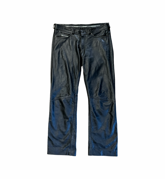 Vintage Western Leather Moto Pants