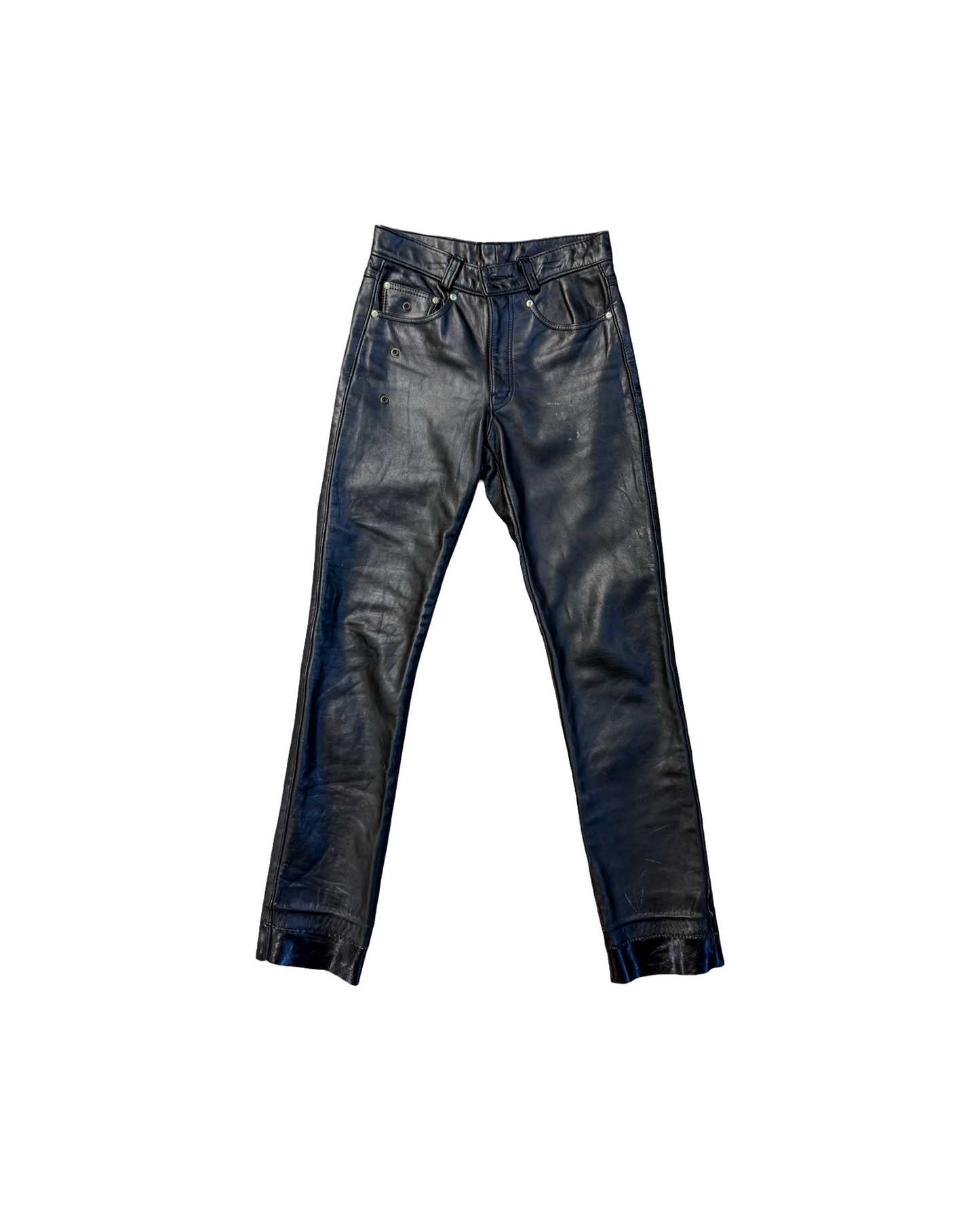 Vintage Studded Leather Pants