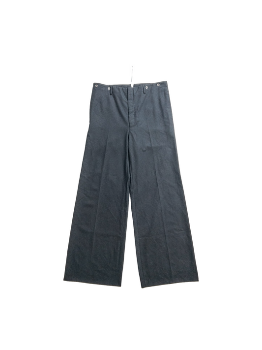 Yves Saint Laurent Rive Gauche by Tom Ford Wide Wool Trousers