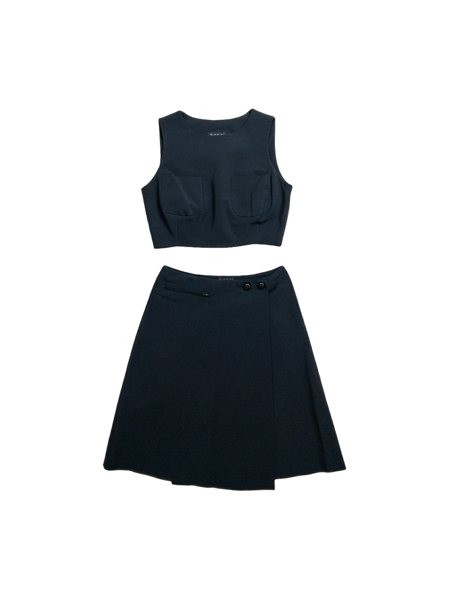 Gucci by Tom Ford SS96 Cropped Skirt Set