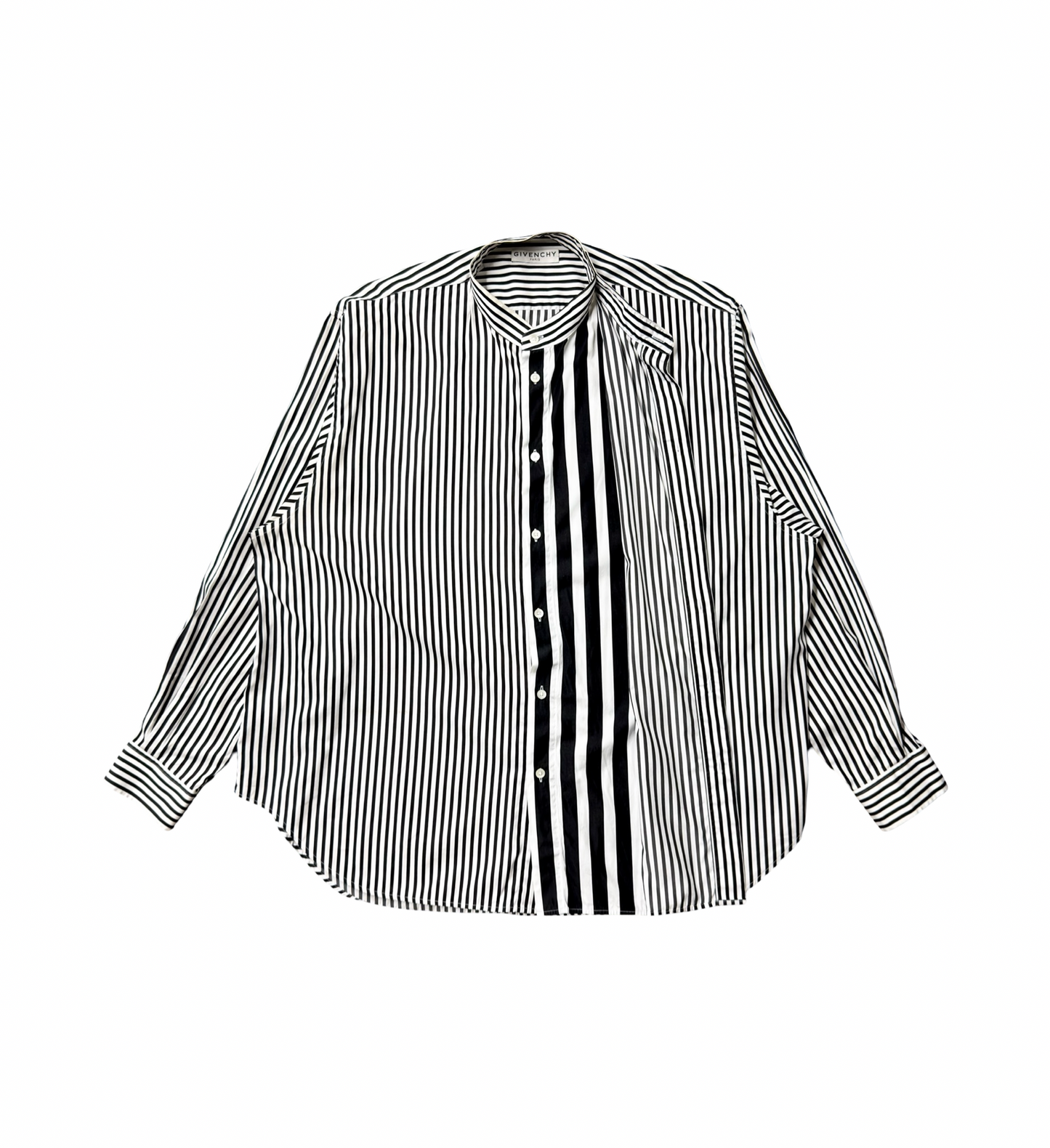 Givenchy Asymmetric Striped Shirt
