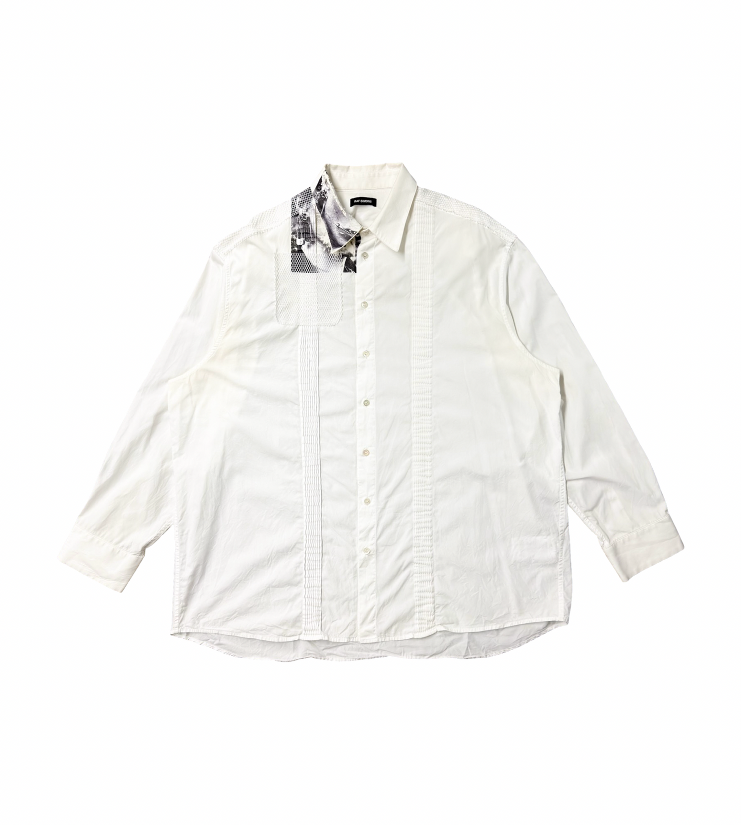 Raf Simons SS19 Netted Button Up Shirt