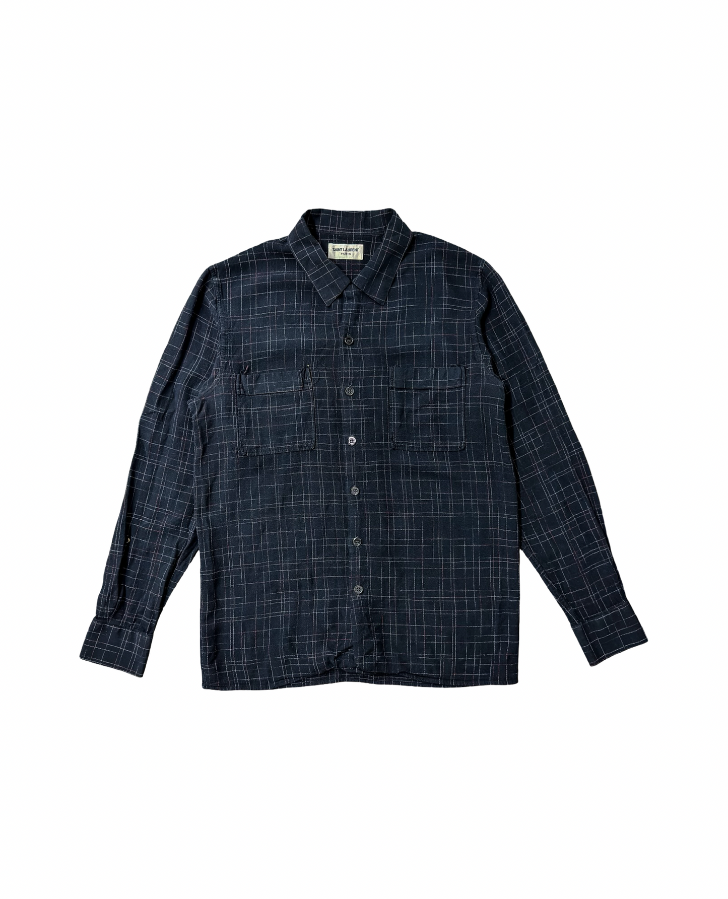 Saint Laurent AW14 Checked Shirt