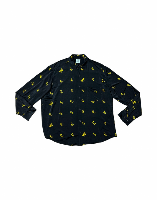 Vetements AW22 Currency Pajama Shirt