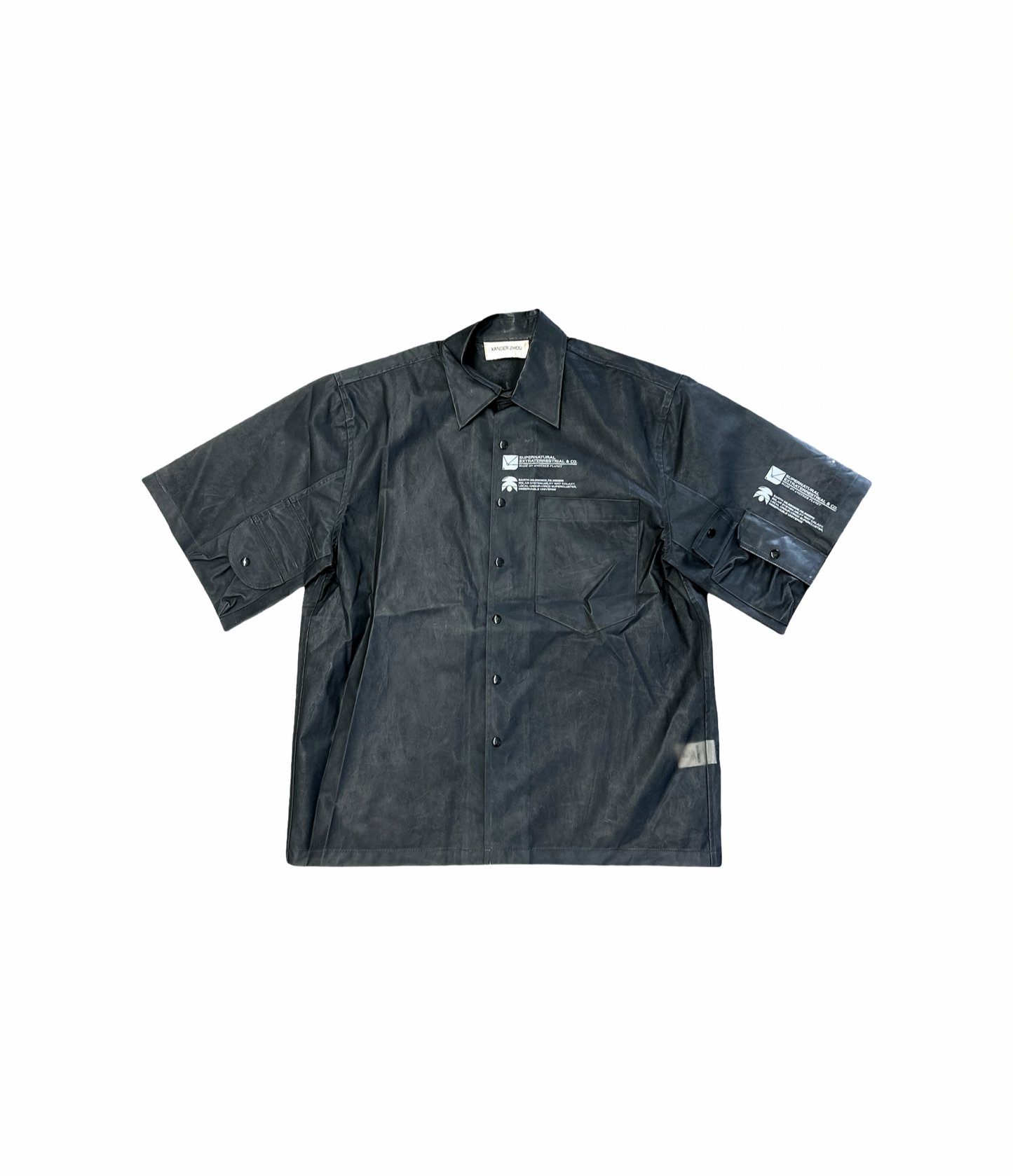 Xander Zhou PVC Cargo Shirt